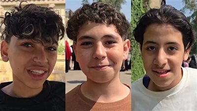 طلاب الشهادة الإعدادية بالجيزة: امتحان الدراسات سهل وفي مستوى الطالب المتوسط (فيديو)