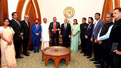 زيارة وفد برلماني رفيع المستوى يمثل احزاب هنديه متعدده إلى مصر