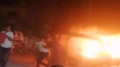 العناية الإلهية تنقذ أهالي طامية بالفيوم من كارثة محققة بعد احتراق توكتوك بمحطة وقود 