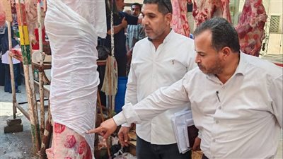 ضبط  100 كيلو لحوم مذبوحة خارج السلخانة في الإسماعيلية (صور) 