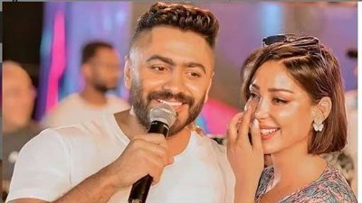 أول تعليق من بسمة بوسيل بعد تحسن حالة نجلها آدم تامر حسني الصحية 