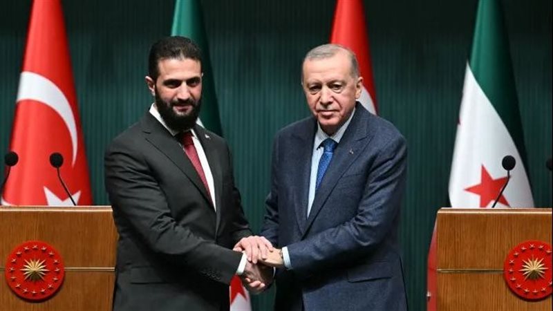 أردوغان والشرع، فيتو