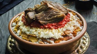 أكلة عيد الأضحى الرسمية، أصل طبق الفتة المصرية