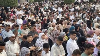 مفيش فايدة، اختلاط الرجال والنساء بساحة مصطفى محمود في صلاة عيد الأضحى رغم التحذيرات (فيديو) 