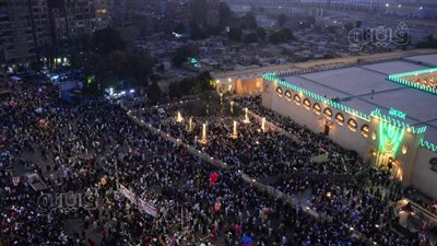 20 صورة ترصد صلاة واحتفالات عيد الأضحى في جامع عمرو بن العاص