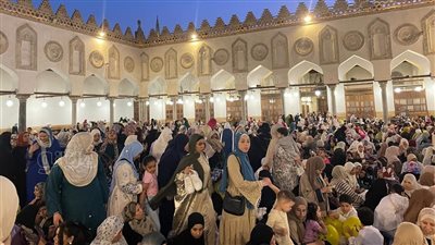 ساحة الأزهر كاملة العدد في صلاة عيد الأضحى 2025 (صور)