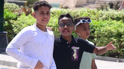 تزايد أعداد الأطفال بالحديقة اليابانية عقب صلاة الجمعة (صور)