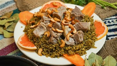 طريقة عمل الفريك بقطع اللحم، أكلة مميزة في العيد