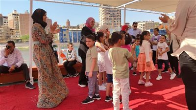 الأتوبيس النهري بالمنصورة ينظم رحلة لأطفال دار المساعي للأيتام احتفالا بعيد الأضحي (صور)