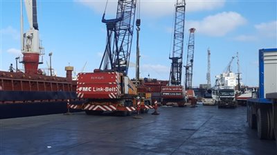 معدلات تشغيل قياسية بميناء الإسكندرية خلال عيد الأضحى المبارك