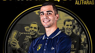 بكلمات مؤثرة، علي فرج يتحدث عن فوزه بجائزة أفضل لاعب إسكواش في العالم