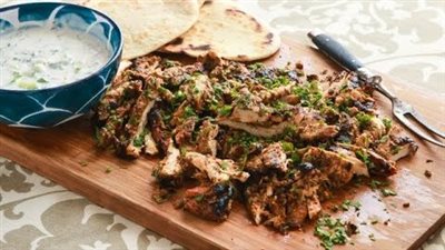 طريقة عمل شاورما اللحمة، أسرع أكلة لآخر يوم عيد