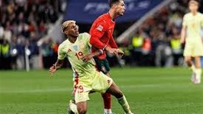 لقطة سيئة من لامين يامال تجاه رونالدو في نهائي دوري الأمم الأوروبية (فيديو)