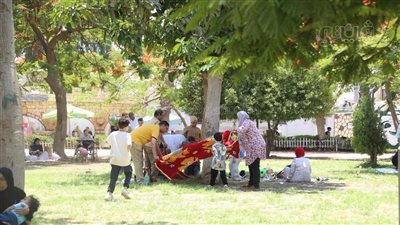 إقبال كثيف للعائلات على الحديقة الدولية رابع أيام العيد (صور)