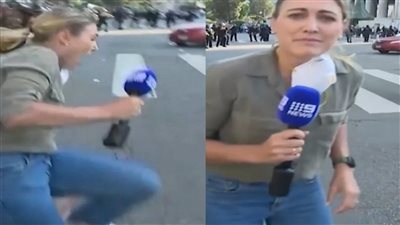 تصعيد خطير، إصابة صحفية برصاصة مطاطية في أحداث لوس أنجلوس (فيديو)