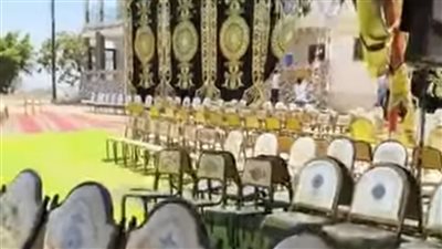 سرادق عزاء لشهيد الشهامة خالد عبدالعال في مسقط رأسه بالدقهلية (صور)