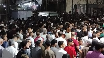 تشييع جثمان طالب الدقهلية ضحية القتل على يد زميله في مشهد جنائزي مهيب