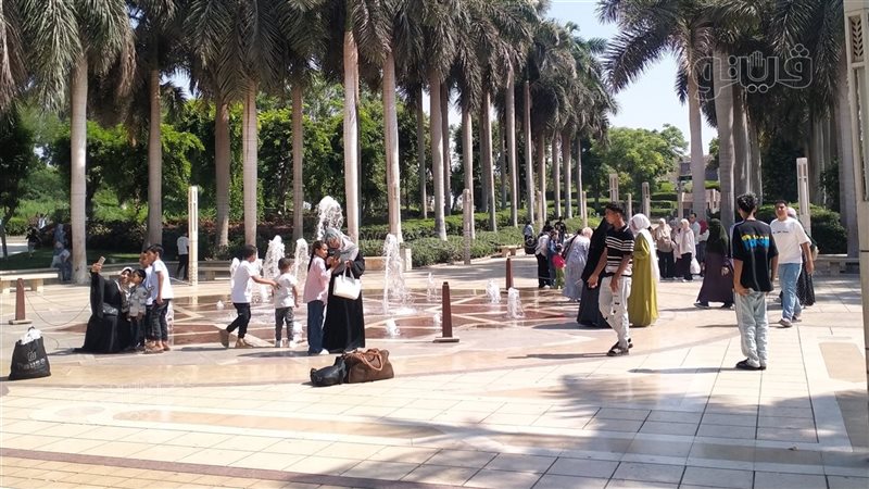 حديقة الأزهر بعيد