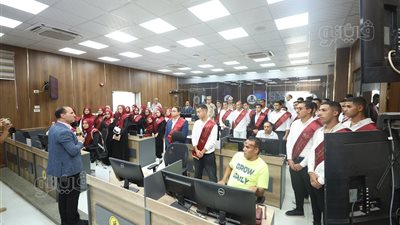 لتعريفهم بأسلوب إدارة المواقف، مركز “سيطرة” يستقبل طلاب جامعة كفر الشيخ 