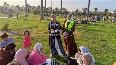 ورش توعوية وأنشطة ترفيهية بحديقة دمياط الجديدة خلال إجازة عيد الأضحى