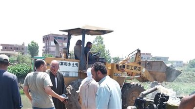 وكيل ري الغربية تتفقد الترع وفروعها لمتابعة مناسيب المياه وحالة الجسور والزراعات