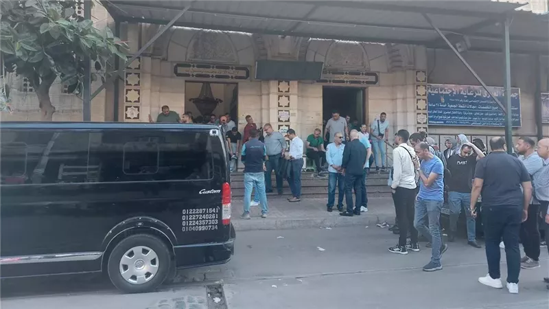 جنازة ضحية عاصفة