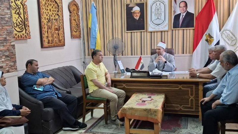 اجتماع الدكتور عبد