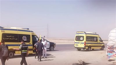 إصابة شخصين في حادث تصادم بالقليوبية 