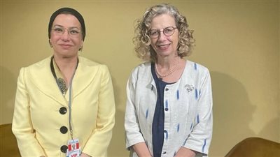 وزيرة البيئة تناقش مع مديرة برنامج الأمم المتحدة مفاوضات معاهدة البلاستيك 