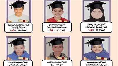 محافظ الجيزة يهنئ أوائل الشهادتين الابتدائية والإعدادية الأزهرية