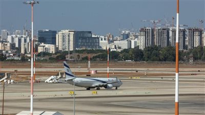 إخلاء مطار بن جوريون وإخراج الطائرات الموجودة على الأرض من إسرائيل