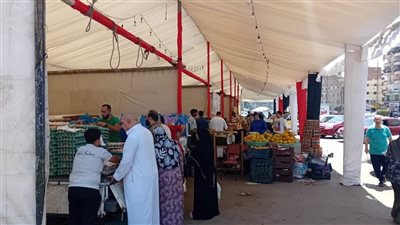 استمرار الإقبال على سوق اليوم الواحد في المنصورة (صور)