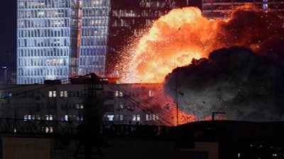 شاهد، دمار واسع في تل أبيب خلفه الهجوم الإيراني