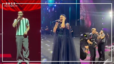 مايا نصري تتألق بعد غياب سنوات وبتشان ورامي جمال يبدعان في حفل جدة (فيديو)