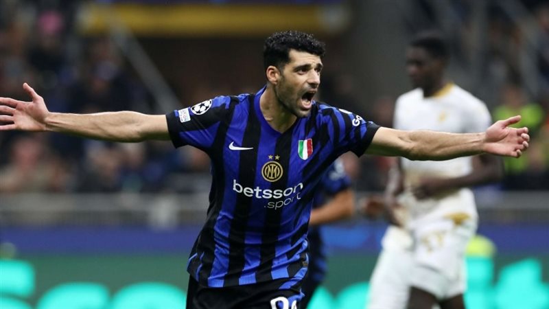 مهدي طارمي لاعب إنتر