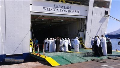 وصول 1912 حاجا إلى ميناء نويبع