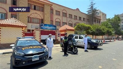 لقطات من تأمين الداخلية للجان امتحانات الثانوية العامة (صور) 