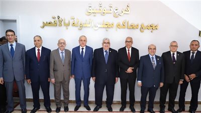 افتتاح مكتب توثيق الشهر العقاري بمجمع محاكم الأقصر 