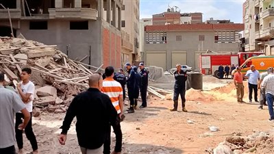 إصابة عاملين في انهيار عقار بدكرنس، وقرارات عاجلة لمحافظ الدقهلية (صور)