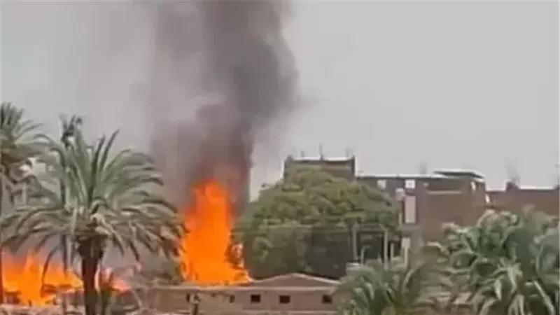 حريق منزل 