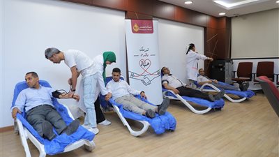 بنك مصر ينظم حملة جديدة للعاملين به للتبرع بالدم