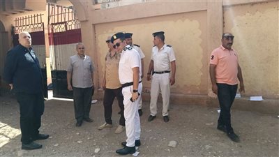 انتشار أمني بمحيط لجان امتحانات الثانوية العامة في الدقهلية (صور) 