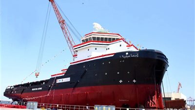 ترسانة الإسكندرية تدشن القاطرة الأولى إسماعيلية 1 طراز N113 لصالح هيئة قناة السويس (صور)