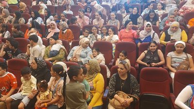 بحضور أسر الصحفيين بالإسكندرية، عروض قصر ثقافة الأنفوشي للأطفال كاملة العدد (صور)