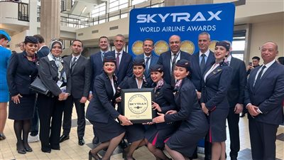 مصر للطيران تتوج بجائزة أفضل شركة طيران فى أفريقيا