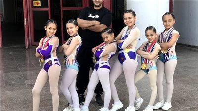 الفيوم تحصد 6 ميداليات ذهبية ببطولة الجمهورية لجمباز الإيروبيك