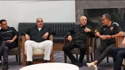 أبو ريدة يزور بعثة الأهلي في نيوجيرسي قبل لقاء بالميراس