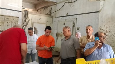 ضبط 5.5 طن دواجن غير صالحة للاستهلاك داخل أحد المجازر بدمياط