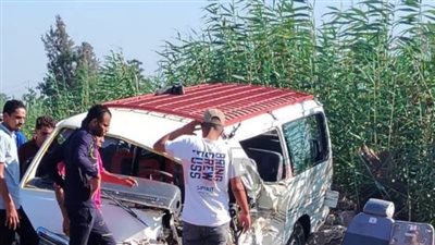 إصابة 7 أشخاص في حادث تصادم مروع بكفر الشيخ 