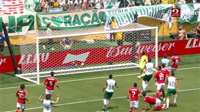 شاهد، هدف بالميراس الأول بنيران صديقة وحسرة وسام أبوعلي 